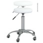 vidaXL Massagehocker Kunstleder Weiß vidaXL Massagehocker Kunstleder Weiß