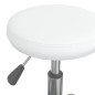 vidaXL Massagehocker Kunstleder Weiß vidaXL Massagehocker Kunstleder Weiß