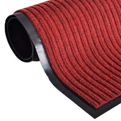 vidaXL Türmatte Rot 117x220 cm PVC