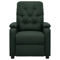 vidaXL Massagesessel Dunkelgrün Stoff