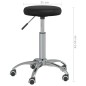 vidaXL Massagehocker Kunstleder Schwarz vidaXL Massagehocker Kunstleder Schwarz