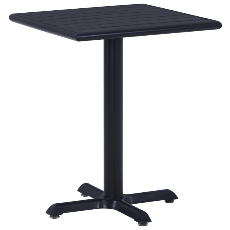 vidaXL Gartentisch Schwarz 60x60x75 cm vidaXL Gartentisch Schwarz 60x60x75 cm