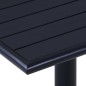 vidaXL Gartentisch Schwarz 60x60x75 cm vidaXL Gartentisch Schwarz 60x60x75 cm