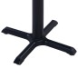 vidaXL Gartentisch Schwarz 60x60x75 cm vidaXL Gartentisch Schwarz 60x60x75 cm