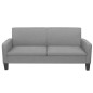 vidaXL 2-tlg. Sofagarnitur Stoff Hellgrau vidaXL 2-tlg. Sofagarnitur Stoff Hellgrau