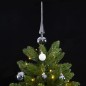 vidaXL Künstlicher Weihnachtsbaum Klappbar 300 LEDs & Kugeln 270 cm vidaXL Künstlicher Weihnachtsbaum Klappbar 300 LEDs & Kugeln 270 cm