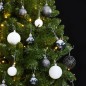 vidaXL Künstlicher Weihnachtsbaum Klappbar 300 LEDs & Kugeln 270 cm vidaXL Künstlicher Weihnachtsbaum Klappbar 300 LEDs & Kugeln 270 cm