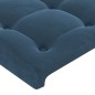 vidaXL Bettgestell mit Kopfteil Dunkelblau 100x200 cm Samt vidaXL Bettgestell mit Kopfteil Dunkelblau 100x200 cm Samt