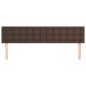 vidaXL Kopfteile 2 Stk. Braun 80x5x78/88 cm Kunstleder vidaXL Kopfteile 2 Stk. Braun 80x5x78/88 cm Kunstleder
