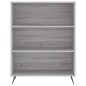 Highboard Grau Sonoma 69,5x34x180 cm Holzwerkstoff Highboard Grau Sonoma 69,5x34x180 cm Holzwerkstoff