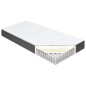 Boxspringbett Dunkelgrau Stoff 200x200 cm Boxspringbett Dunkelgrau Stoff 200x200 cm