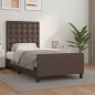 vidaXL Bettgestell mit Kopfteil Braun 80x200 cm Kunstleder vidaXL Bettgestell mit Kopfteil Braun 80x200 cm Kunstleder