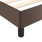 vidaXL Bettgestell mit Kopfteil Braun 80x200 cm Kunstleder vidaXL Bettgestell mit Kopfteil Braun 80x200 cm Kunstleder