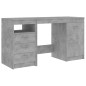 Schreibtisch Betongrau 140x50x76 cm Holzwerkstoff Schreibtisch Betongrau 140x50x76 cm Holzwerkstoff