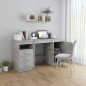 Schreibtisch Betongrau 140x50x76 cm Holzwerkstoff Schreibtisch Betongrau 140x50x76 cm Holzwerkstoff