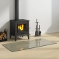 vidaXL Kaminofen Glasplatte Rechteckig 100x50 cm vidaXL Kaminofen Glasplatte Rechteckig 100x50 cm