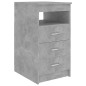 Schreibtisch Betongrau 140x50x76 cm Holzwerkstoff Schreibtisch Betongrau 140x50x76 cm Holzwerkstoff