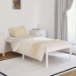 vidaXL Seniorenbett Weiß 90x190 cm Massivholz Kiefer vidaXL Seniorenbett Weiß 90x190 cm Massivholz Kiefer