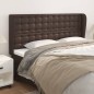 vidaXL Kopfteil mit Ohren Braun 163x23x118/128 cm Kunstleder vidaXL Kopfteil mit Ohren Braun 163x23x118/128 cm Kunstleder