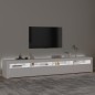 vidaXL TV-Schrank mit LED-Leuchten Weiß 240x35x40 cm vidaXL TV-Schrank mit LED-Leuchten Weiß 240x35x40 cm