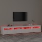 vidaXL TV-Schrank mit LED-Leuchten Weiß 240x35x40 cm vidaXL TV-Schrank mit LED-Leuchten Weiß 240x35x40 cm
