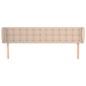 vidaXL Kopfteil mit Ohren Cappuccino-Braun 163x23x78/88 cm Kunstleder vidaXL Kopfteil mit Ohren Cappuccino-Braun 163x23x78/88 cm Kunstleder