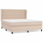 vidaXL Boxspringbett Matratze Cappuccino-Braun 160x200 cm Kunstleder vidaXL Boxspringbett Matratze Cappuccino-Braun 160x200 cm Kunstleder