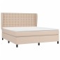 vidaXL Boxspringbett Matratze Cappuccino-Braun 160x200 cm Kunstleder vidaXL Boxspringbett Matratze Cappuccino-Braun 160x200 cm Kunstleder