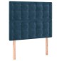 vidaXL Boxspringbett mit Matratze & LED Dunkelblau 120x200 cm Samt vidaXL Boxspringbett mit Matratze & LED Dunkelblau 120x200 cm Samt