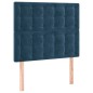 vidaXL Boxspringbett mit Matratze Dunkelblau 120x200 cm Samt vidaXL Boxspringbett mit Matratze Dunkelblau 120x200 cm Samt