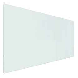 vidaXL Kaminofen Glasplatte Rechteckig 100x50 cm