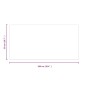 vidaXL Kaminofen Glasplatte Rechteckig 100x50 cm vidaXL Kaminofen Glasplatte Rechteckig 100x50 cm