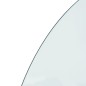 vidaXL Funkenschutzplatte Glas Halbrund 1000x500 mm vidaXL Funkenschutzplatte Glas Halbrund 1000x500 mm