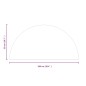 vidaXL Funkenschutzplatte Glas Halbrund 1000x500 mm vidaXL Funkenschutzplatte Glas Halbrund 1000x500 mm