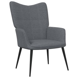 vidaXL Relaxsessel Dunkelgrau Stoff 