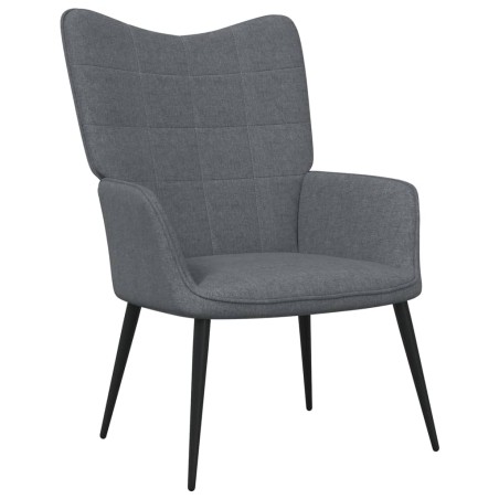 vidaXL Relaxsessel Dunkelgrau Stoff 