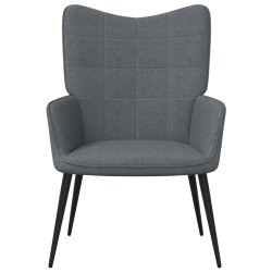 vidaXL Relaxsessel Dunkelgrau Stoff 