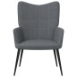 vidaXL Relaxsessel Dunkelgrau Stoff vidaXL Relaxsessel Dunkelgrau Stoff