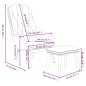 vidaXL Relaxsessel mit Hocker Senfgelb Samt vidaXL Relaxsessel mit Hocker Senfgelb Samt