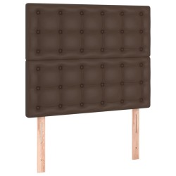 vidaXL Kopfteile 2 Stk. Braun 80x5x78/88 cm Kunstleder