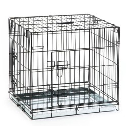 Beeztees Hundebox 63x55x61 cm Schwarz 715801