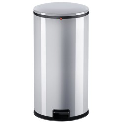 Hailo Tretmülleimer Pure Größe XL 44 L Silber 0545-020