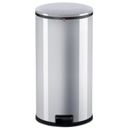 Hailo Tretmülleimer Pure Größe XL 44 L Silber 0545-020
