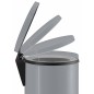 Hailo Tretmülleimer Pure Größe XL 44 L Silber 0545-020 Hailo Tretmülleimer Pure Größe XL 44 L Silber 0545-020