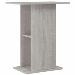 vidaXL Aquariumständer Grau Sonoma 60,5x36x72,5 cm Holzwerkstoff