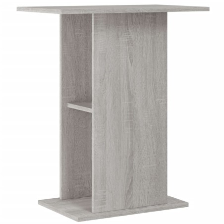 vidaXL Aquariumständer Grau Sonoma 60,5x36x72,5 cm Holzwerkstoff