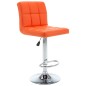vidaXL Barhocker 2 Stk. Orange Kunstleder vidaXL Barhocker 2 Stk. Orange Kunstleder
