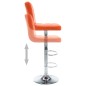 vidaXL Barhocker 2 Stk. Orange Kunstleder vidaXL Barhocker 2 Stk. Orange Kunstleder