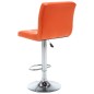 vidaXL Barhocker 2 Stk. Orange Kunstleder vidaXL Barhocker 2 Stk. Orange Kunstleder