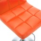 vidaXL Barhocker 2 Stk. Orange Kunstleder vidaXL Barhocker 2 Stk. Orange Kunstleder